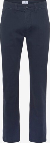 DELMAO Regular Chino Pants in Blue: front
