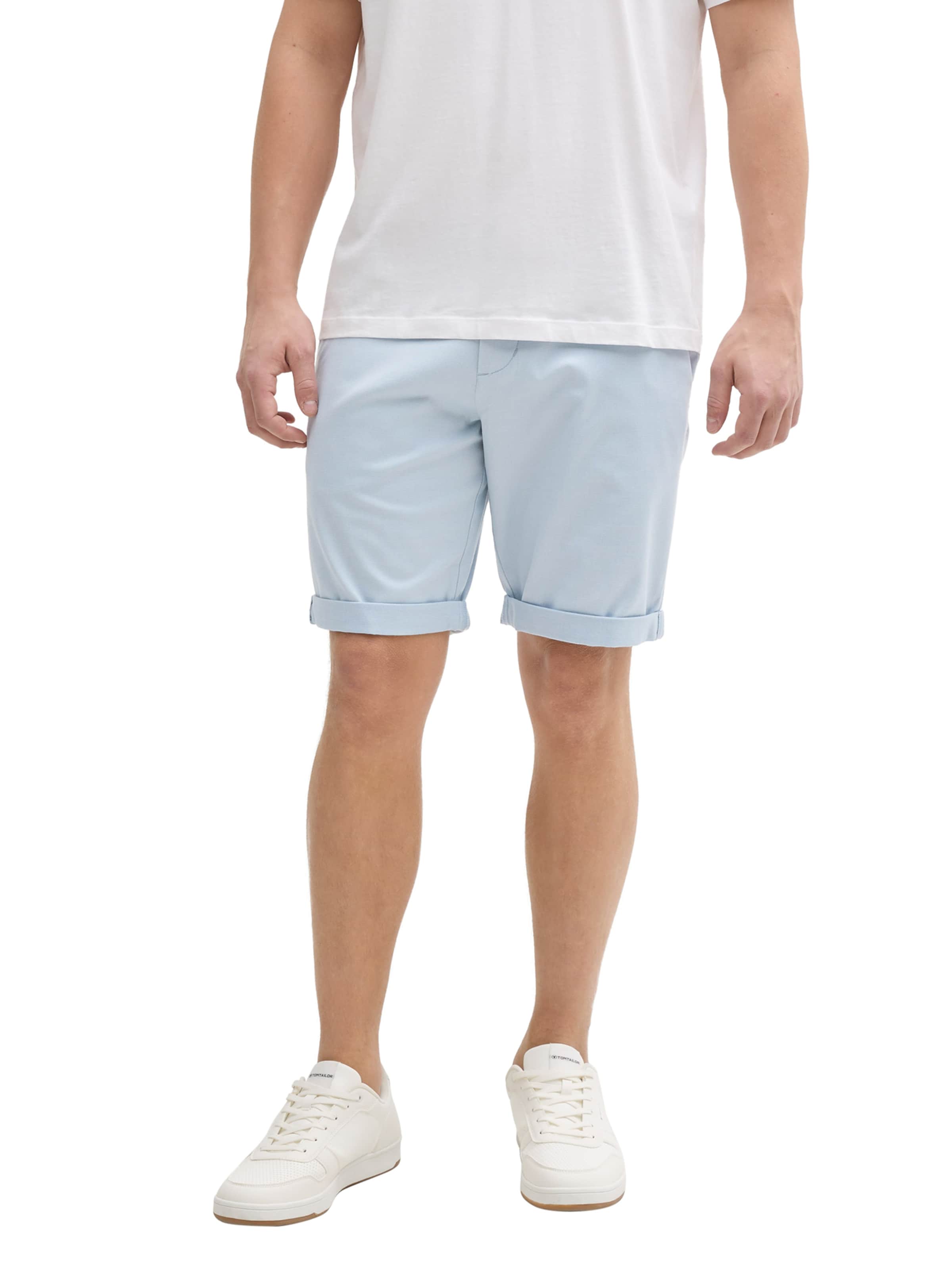 Regular Pantalon chino TOM TAILOR DENIM en bleu : devant