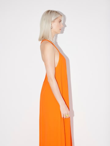 Robe d’été 'Liam' LeGer by Lena Gercke en orange : sur le côté