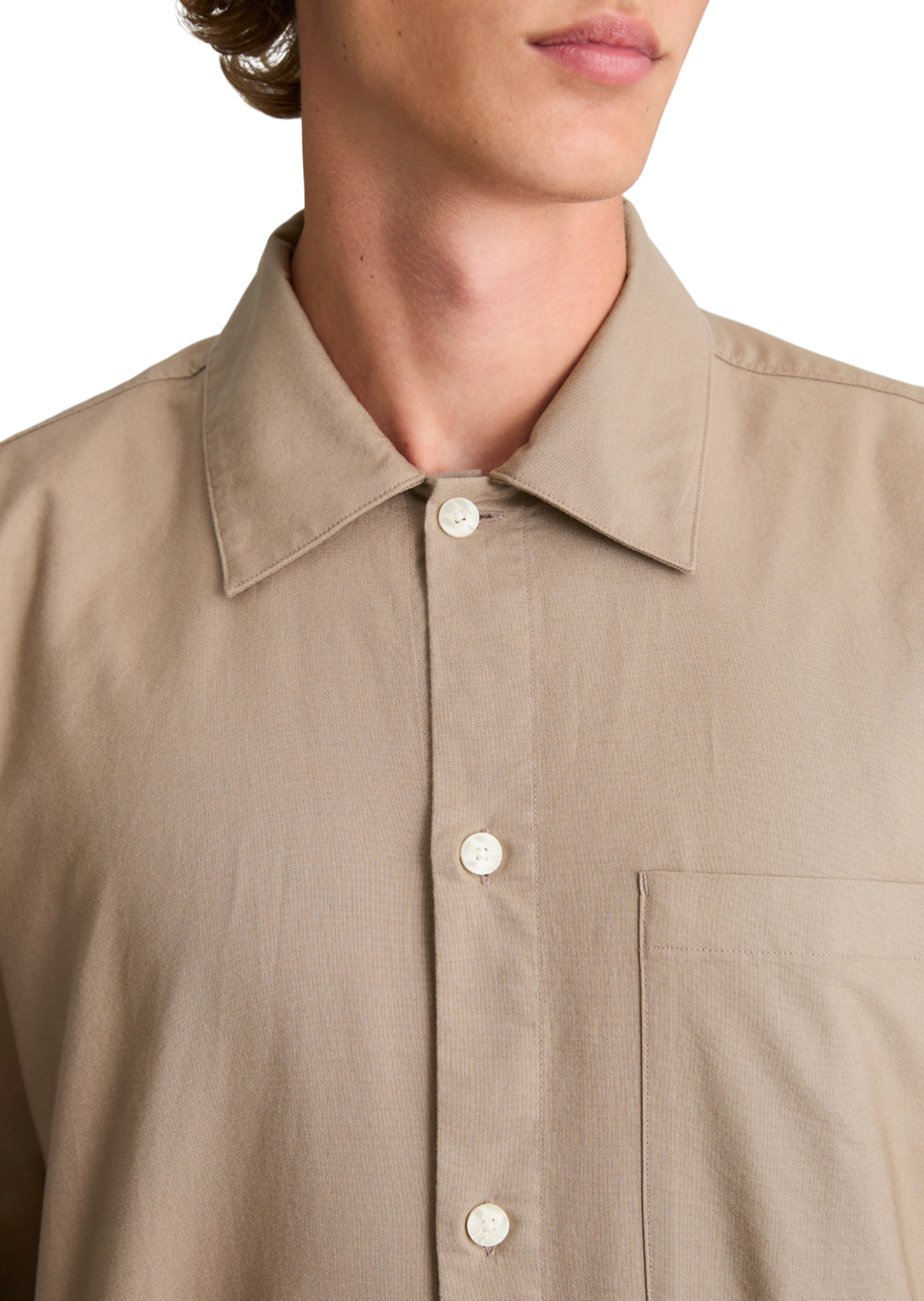 Coupe regular Chemise Marc O'Polo DENIM en marron