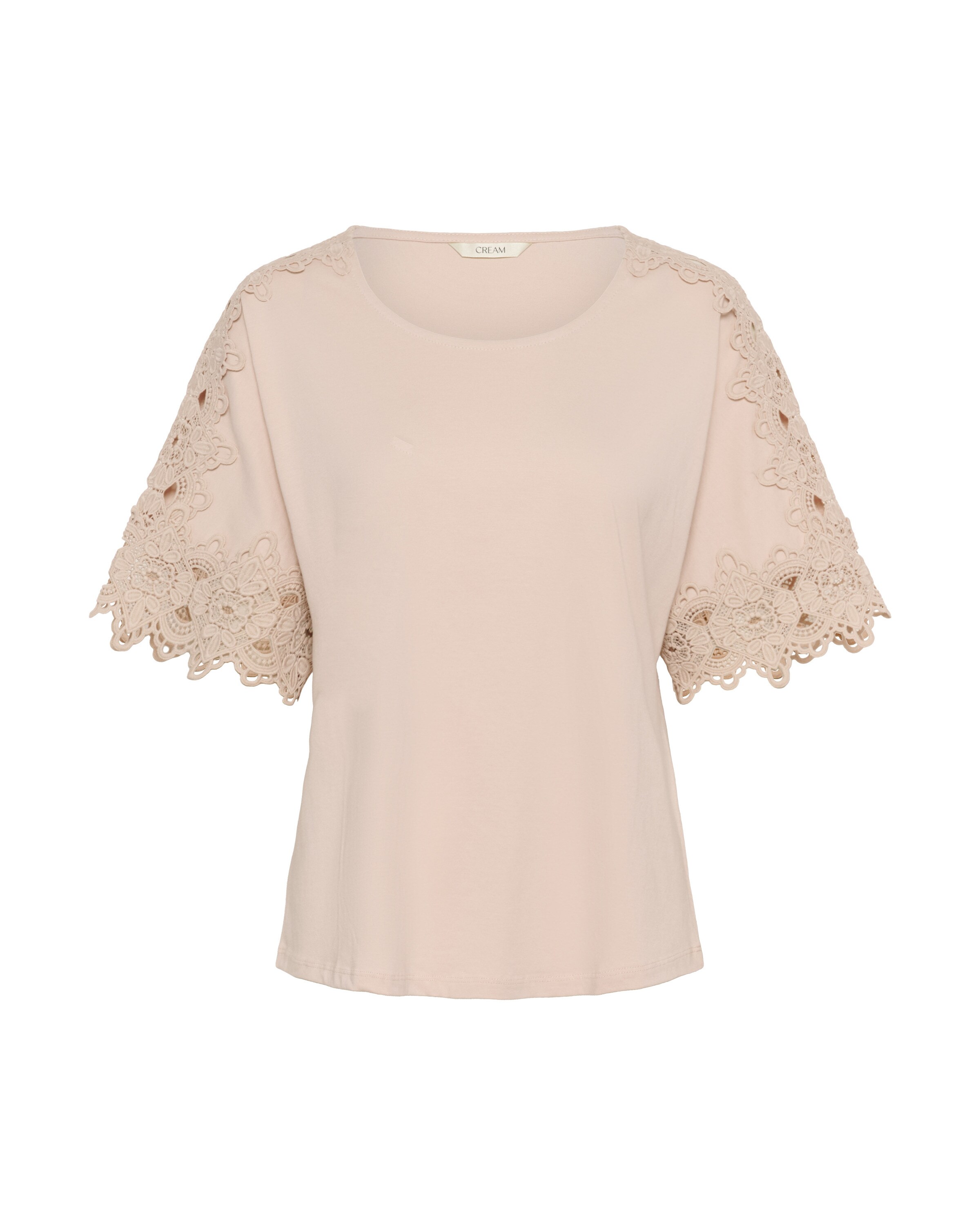Cream Shirt 'Livy' in Pink: front