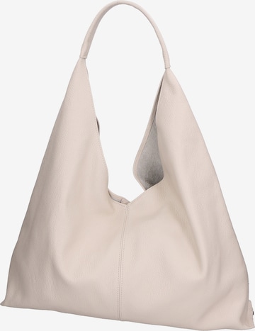 Sac bandoulière Gave Lux en beige : devant