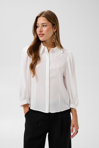 Cream Blouse in White