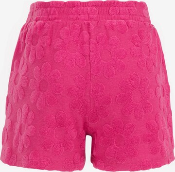 WE Fashion Normální Kalhoty – pink
