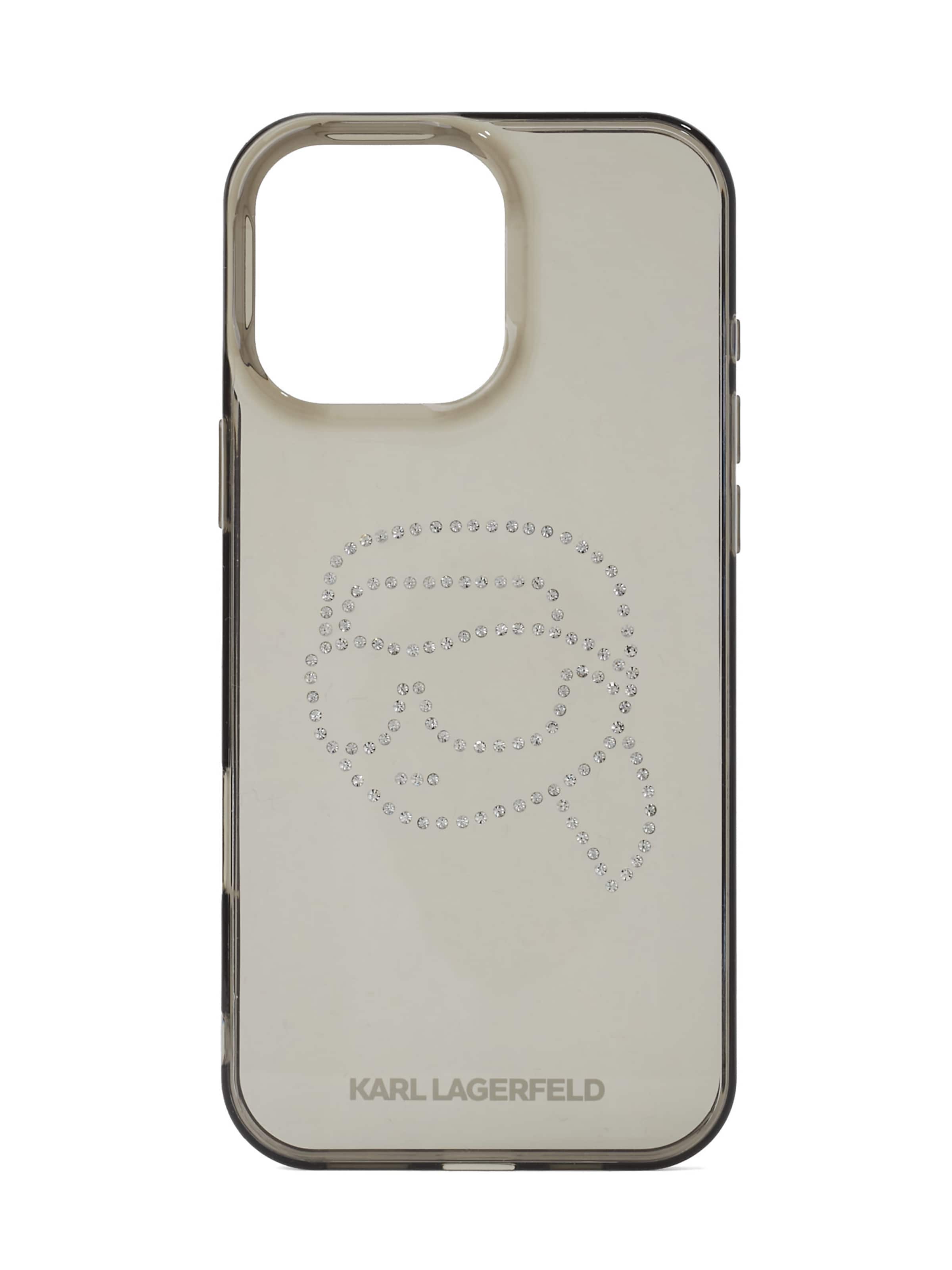 Karl Lagerfeld Чехол для смартфона 'iPhone 16 Pro Max' в Черный: спереди