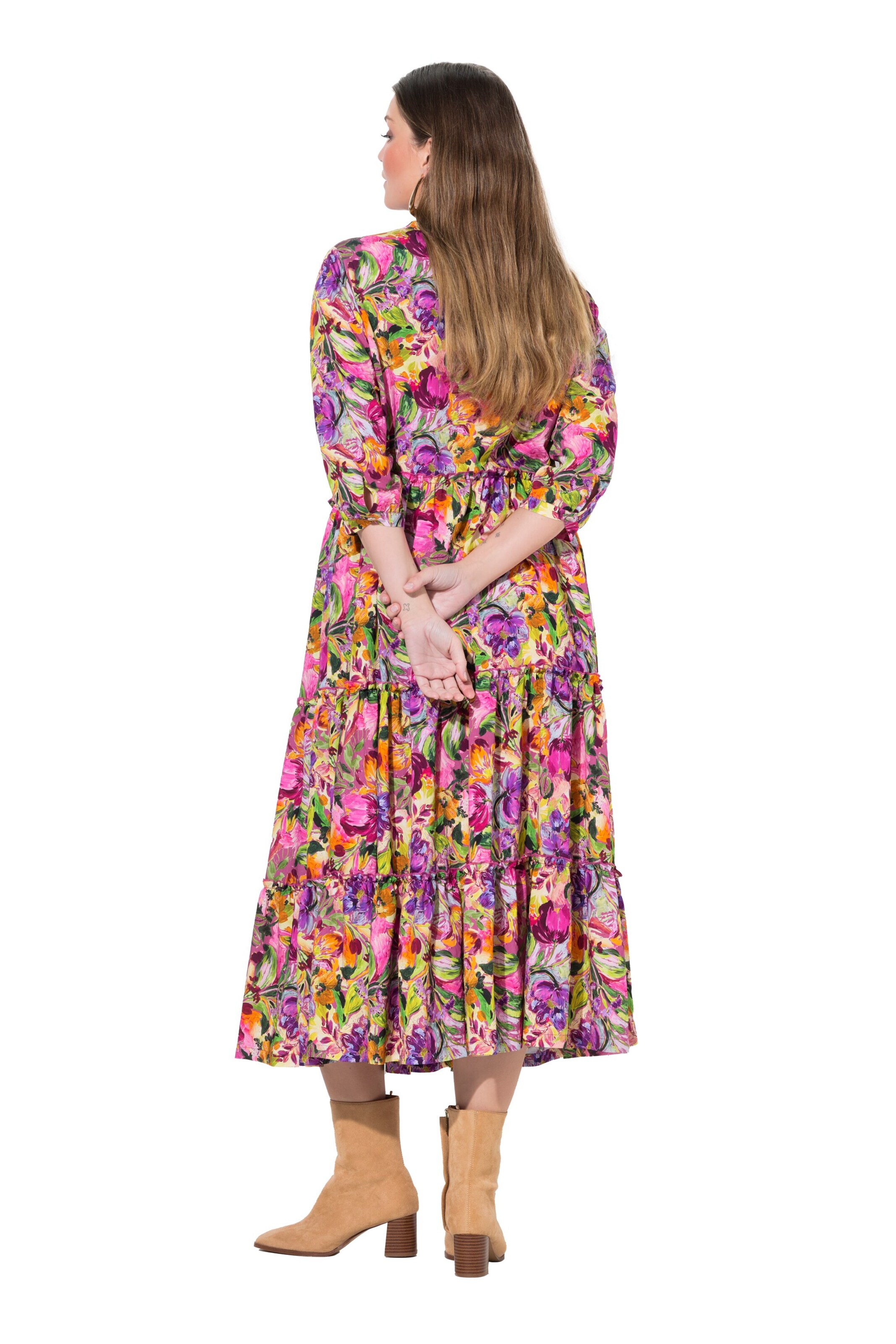 Ulla Popken Dress in Purple