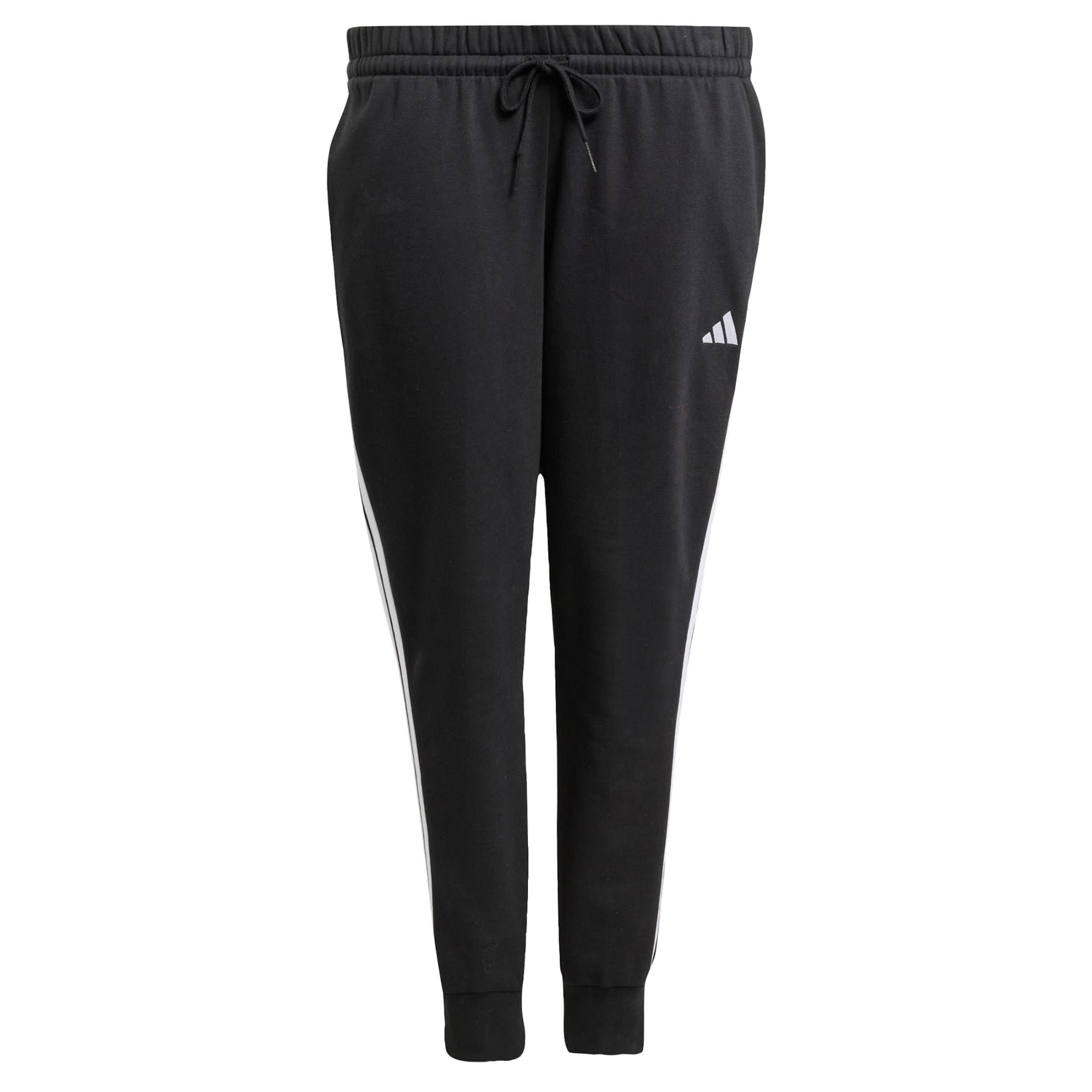 ADIDAS SPORTSWEAR - Tapered Pantalón deportivo 'Essentials' en negro: frente