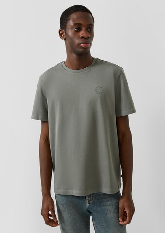 T-Shirt QS en gris : devant