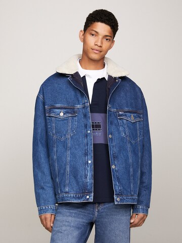 Tommy Jeans Between-Season Jacket 'Aiden' in Blue: front