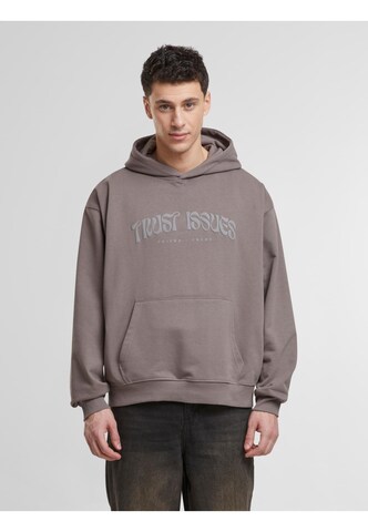 DEF Sweatshirt 'Trust Issues' in Green