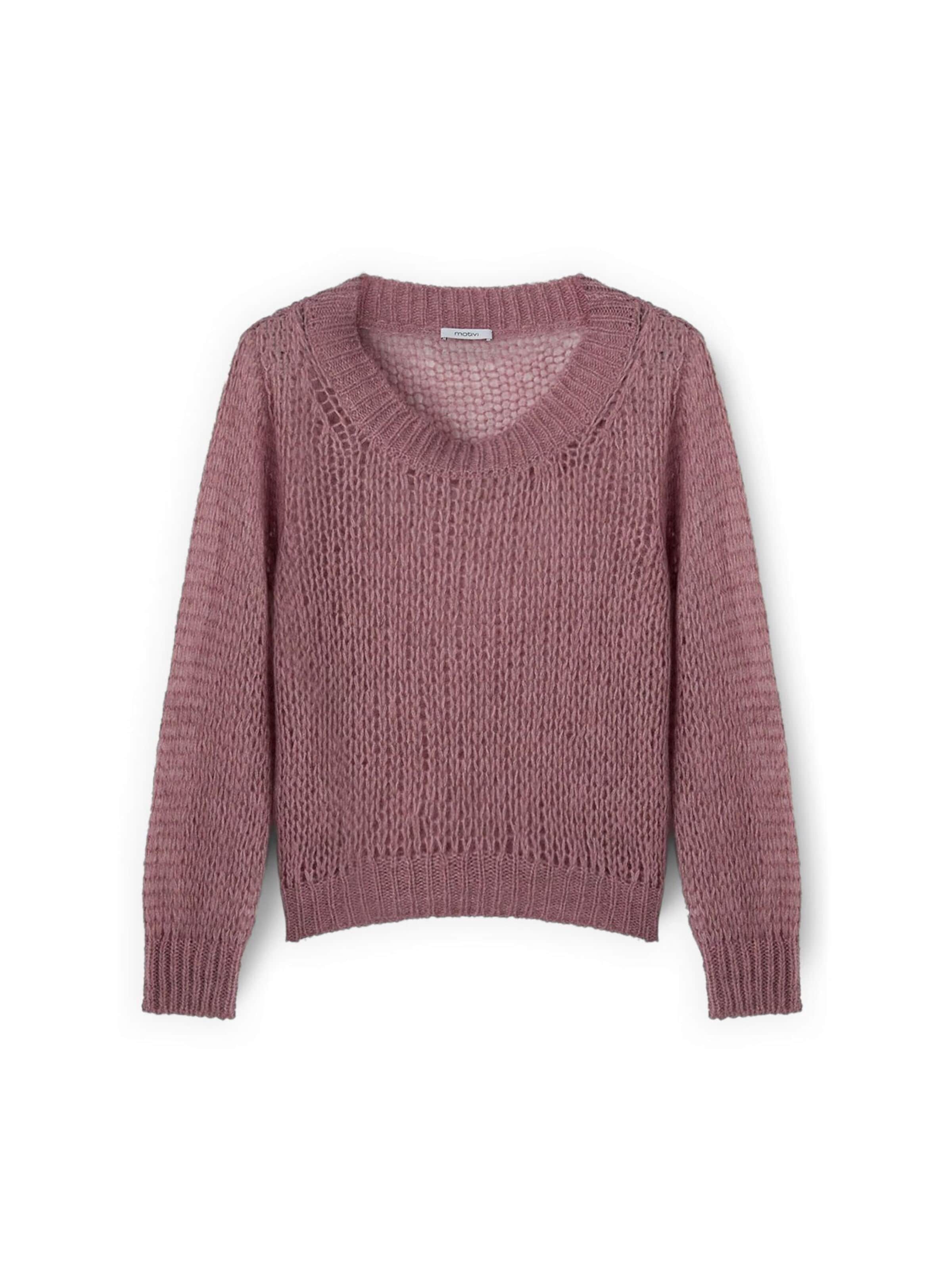 Pull-over MOTIVI en rose : devant