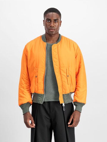 ALPHA INDUSTRIES Between-Season Jacket 'MA-1 Heritage' in Grey