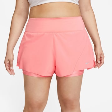 NIKE Regular Workout Pants in Pink