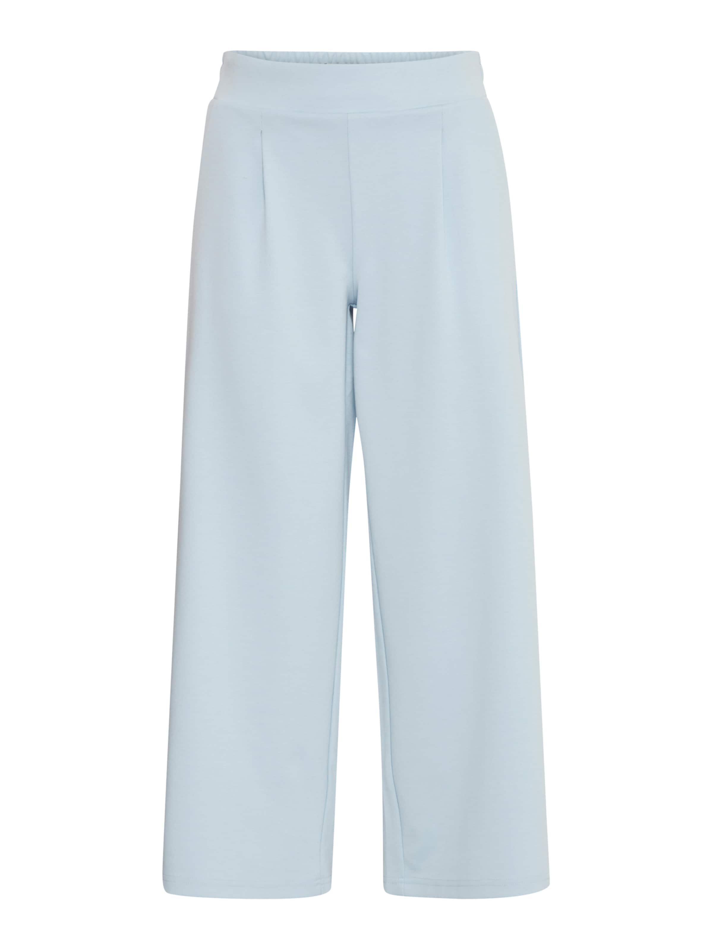 ICHI Veckad byxa 'IHKate' i blå: framsida