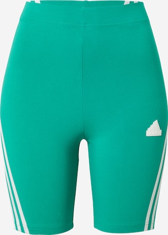 ADIDAS SPORTSWEAR Sportbroek 'Future Icons 3-Stripes Bike' in Groen: voorkant