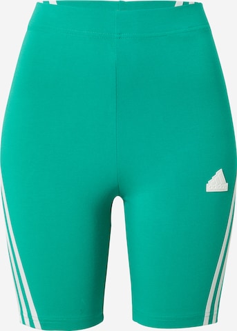 Skinny Pantalon de sport ADIDAS SPORTSWEAR en vert : devant