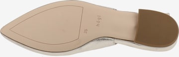 Högl Ballet Flats with Strap 'MONA' in Silver