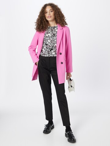 COMMA Slimfit Broek in Zwart