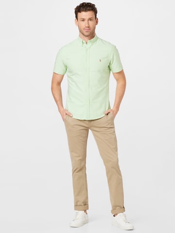 Slim fit Camicia di Polo Ralph Lauren in verde