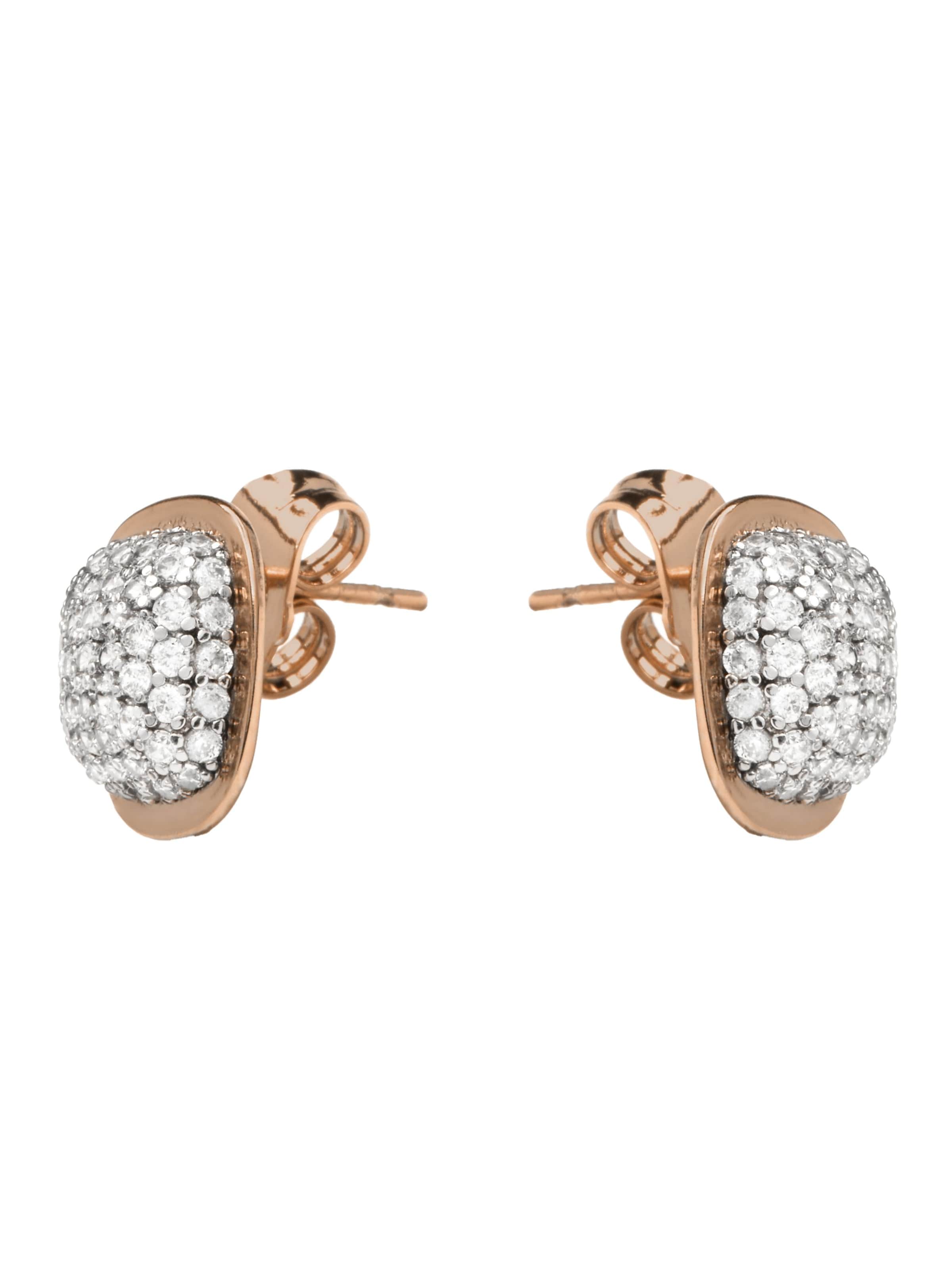 Luxenter Ohrringe 'Risseli'‌ in Gold: Vorderseite