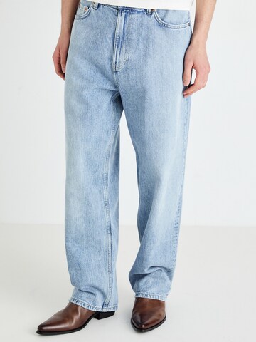 WEEKDAY Wide Leg Jeans 'Galaxy Hanson' in Blau: Vorderseite