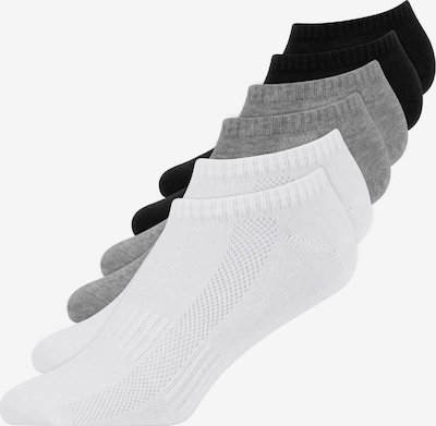 SNOCKS Čarape veličine 39-42 u siva / crna / bijela, Pregled proizvoda