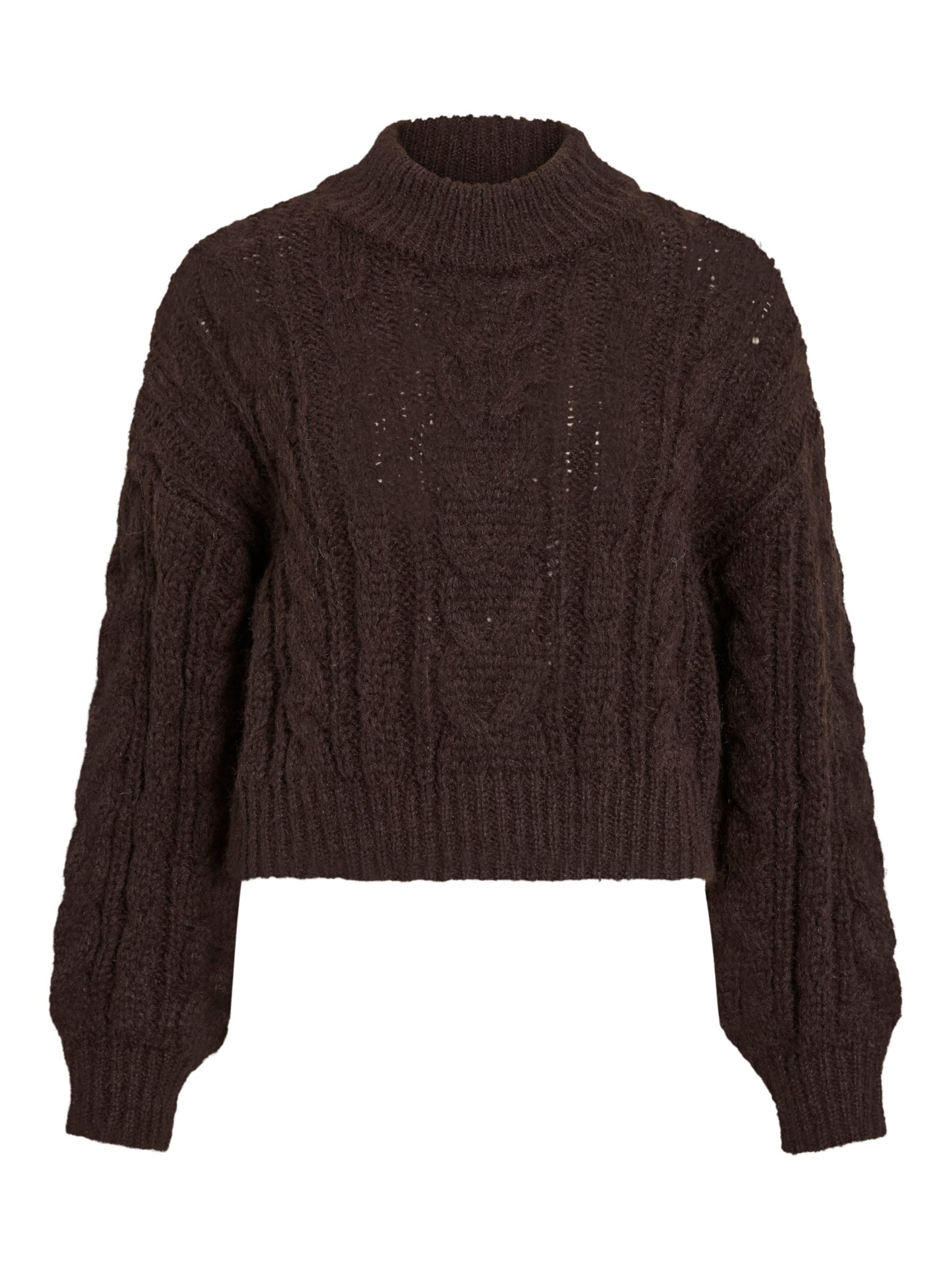 VILA Sweater in Brown: front