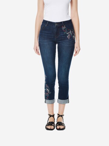 KOROSHI Slimfit Jeans i blå: framsida