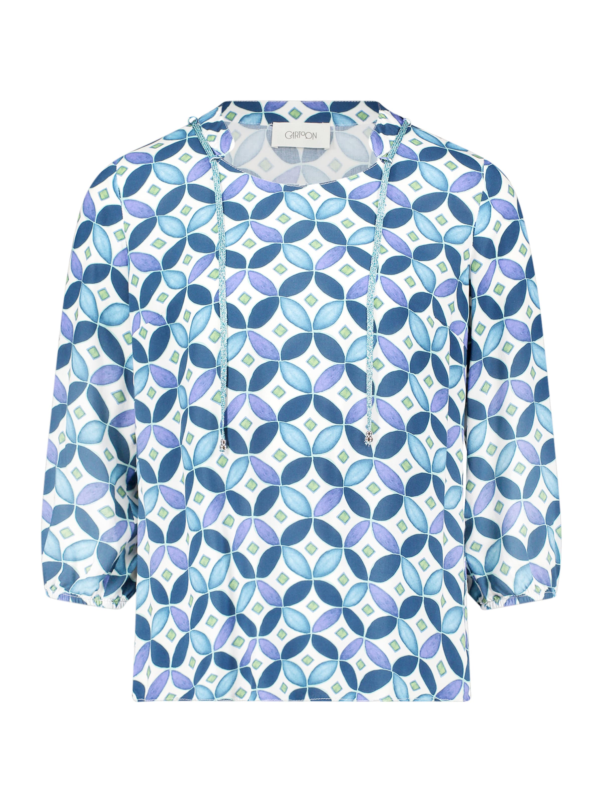 Camicia da donna di Cartoon in blu: frontale