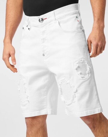 Philipp Plein - regular Vaquero en blanco