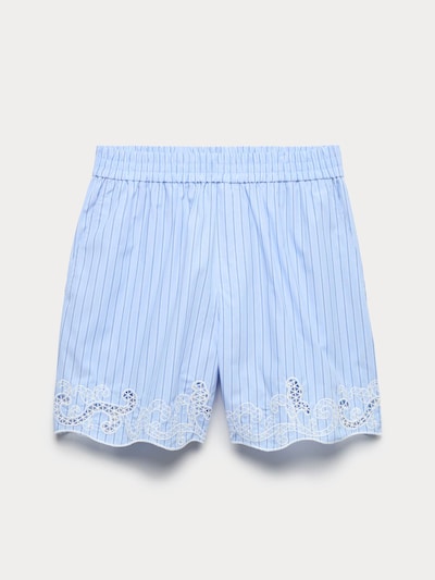 Marks & Spencer Trousers in Sky blue, Item view