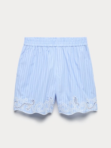 Marks & Spencer Regular Trousers in Blue