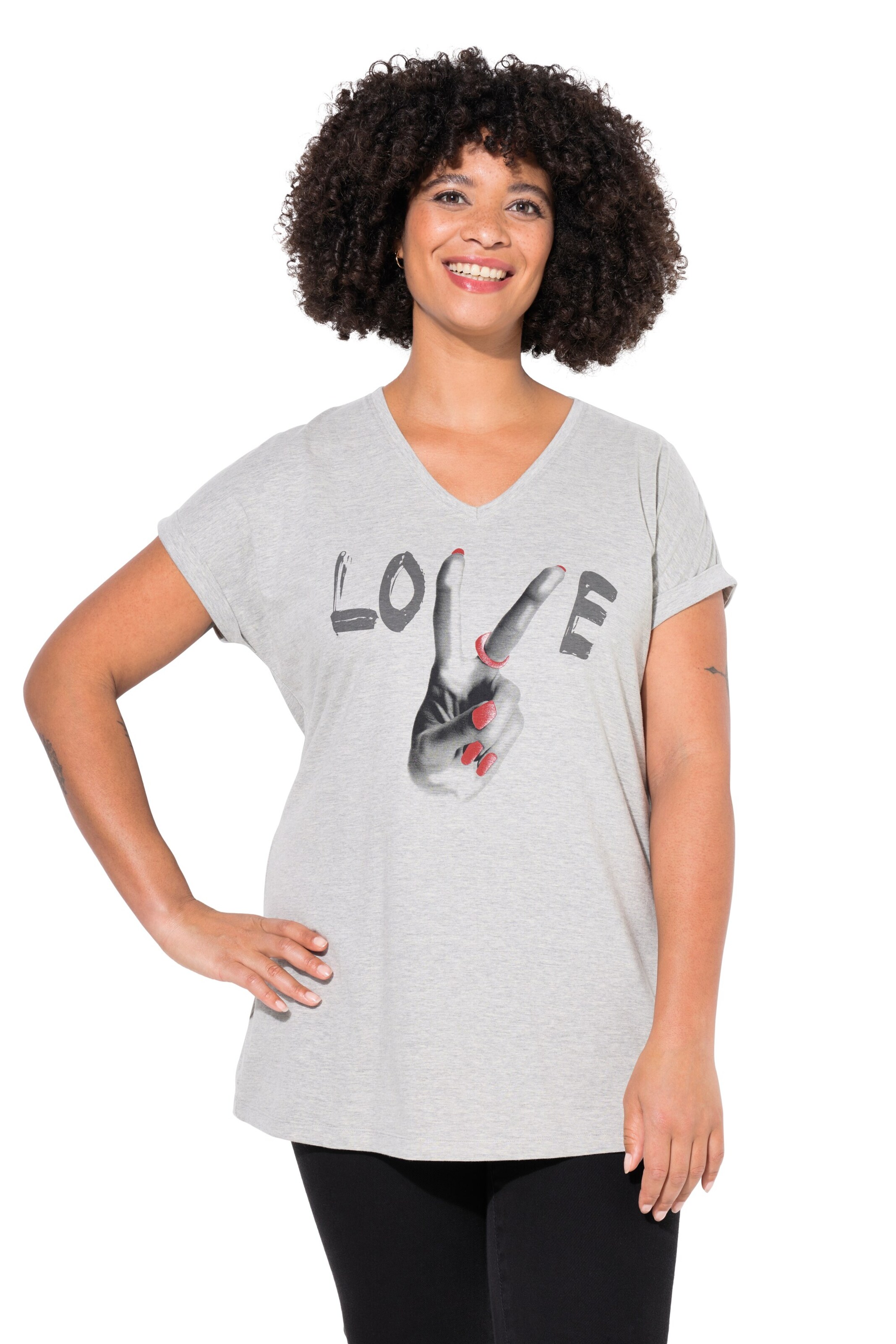 Angel of Style Shirt in Grey: front