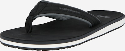 Šlepetės per pirštą 'Carver' iš QUIKSILVER, spalva – juoda, Prekių apžvalga