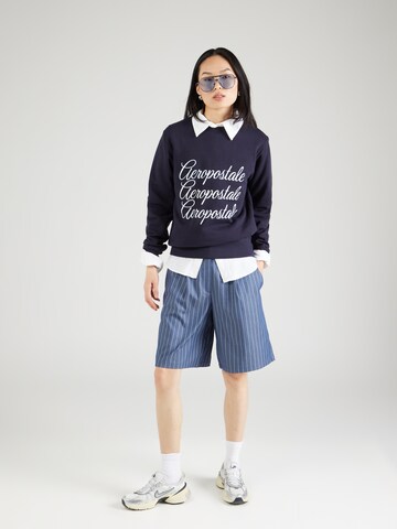 AÉROPOSTALE Sweatshirt in Blauw