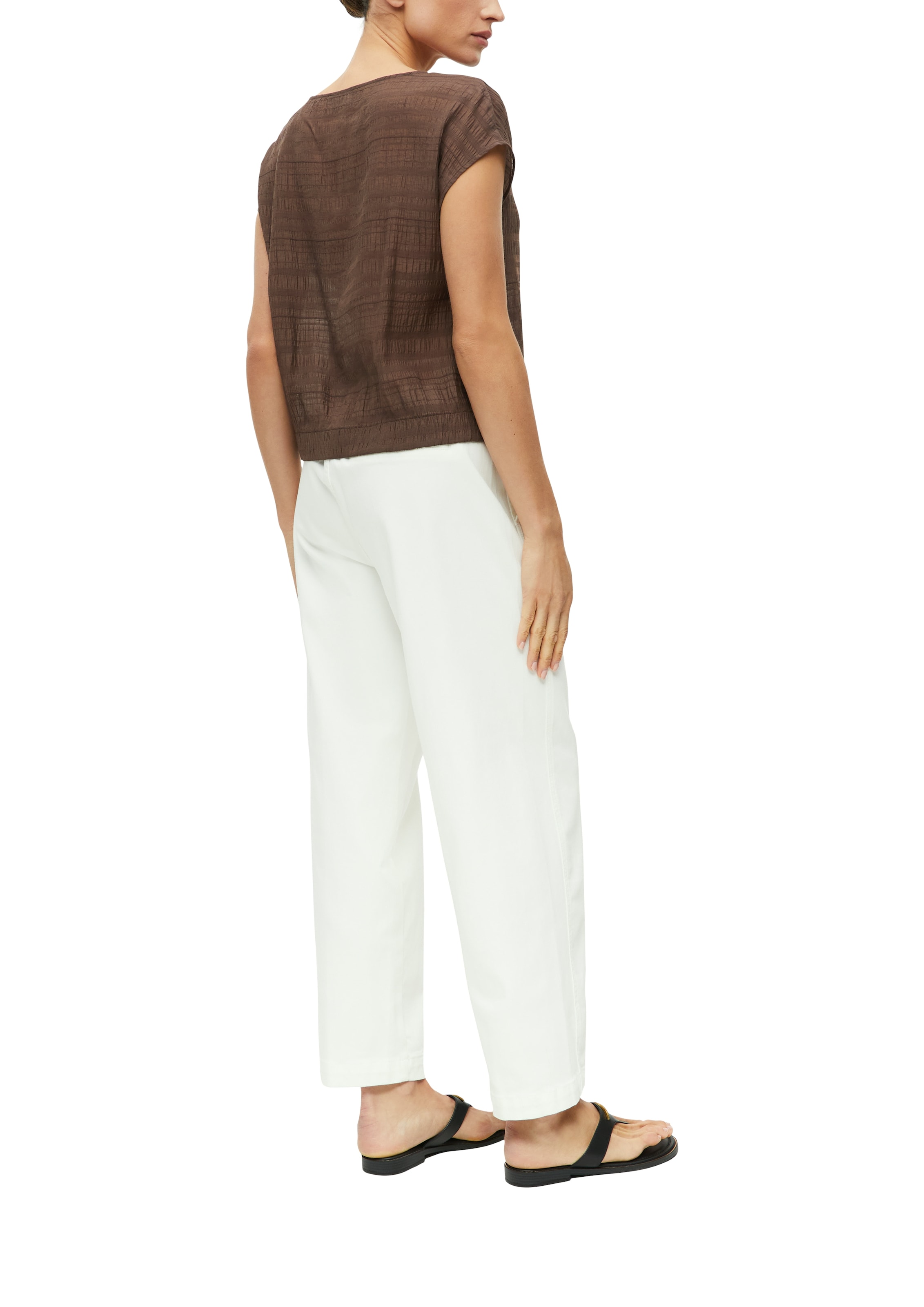 s.Oliver BLACK LABEL Blouse in Brown
