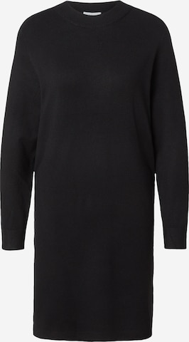 s.OliverPletena haljina - crna boja: prednji dio