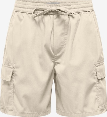 Only & Sons Pants in Beige: front