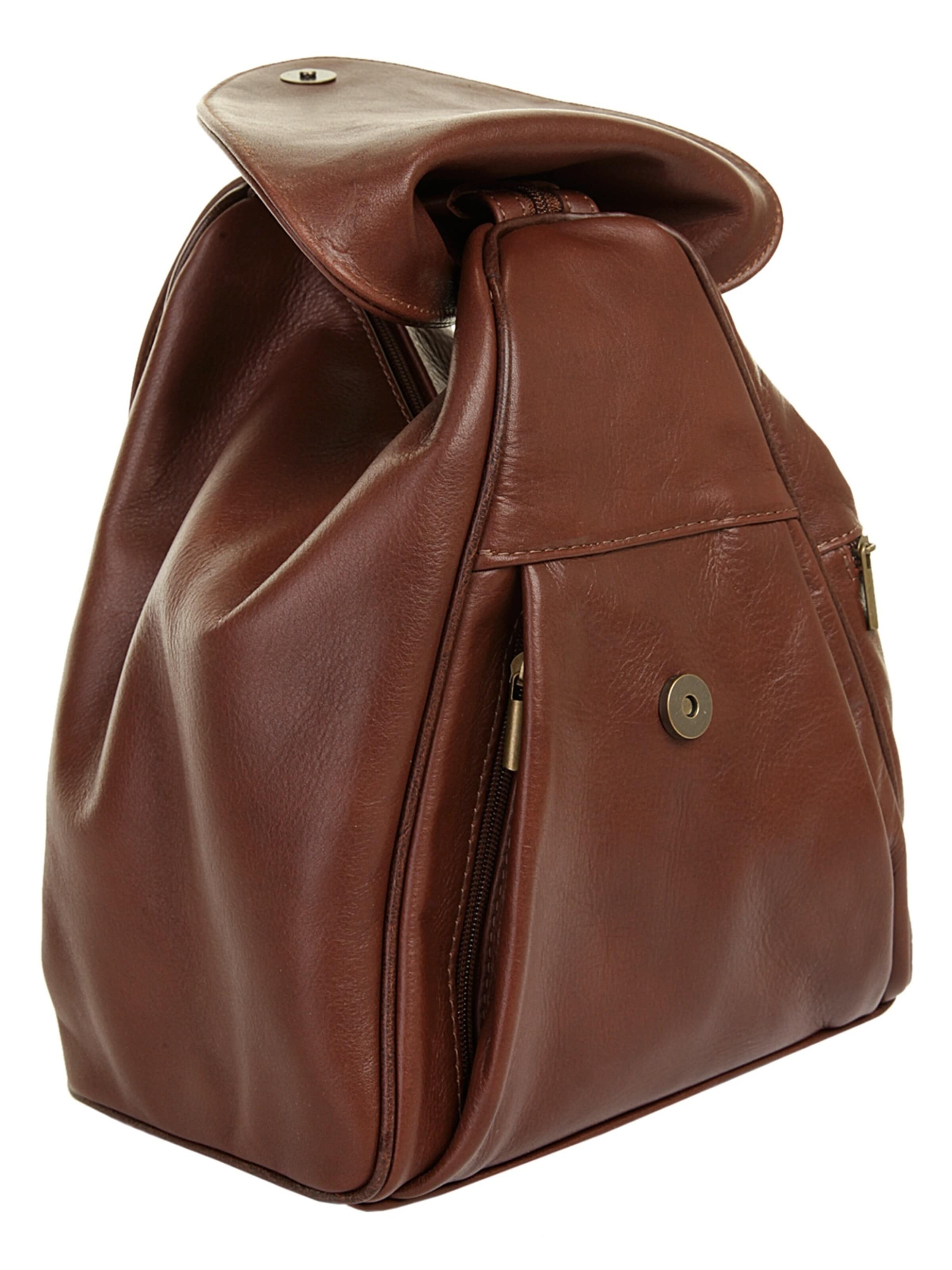Sac à dos 'ANNA MARIA' piké en marron