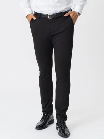 TEESHOPPEN Trousers ' The Original ' in Black: front