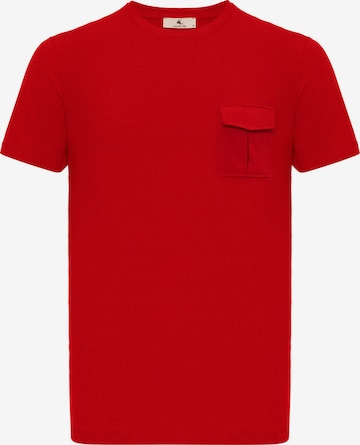 Daniel Hills T-shirt i röd: framsida