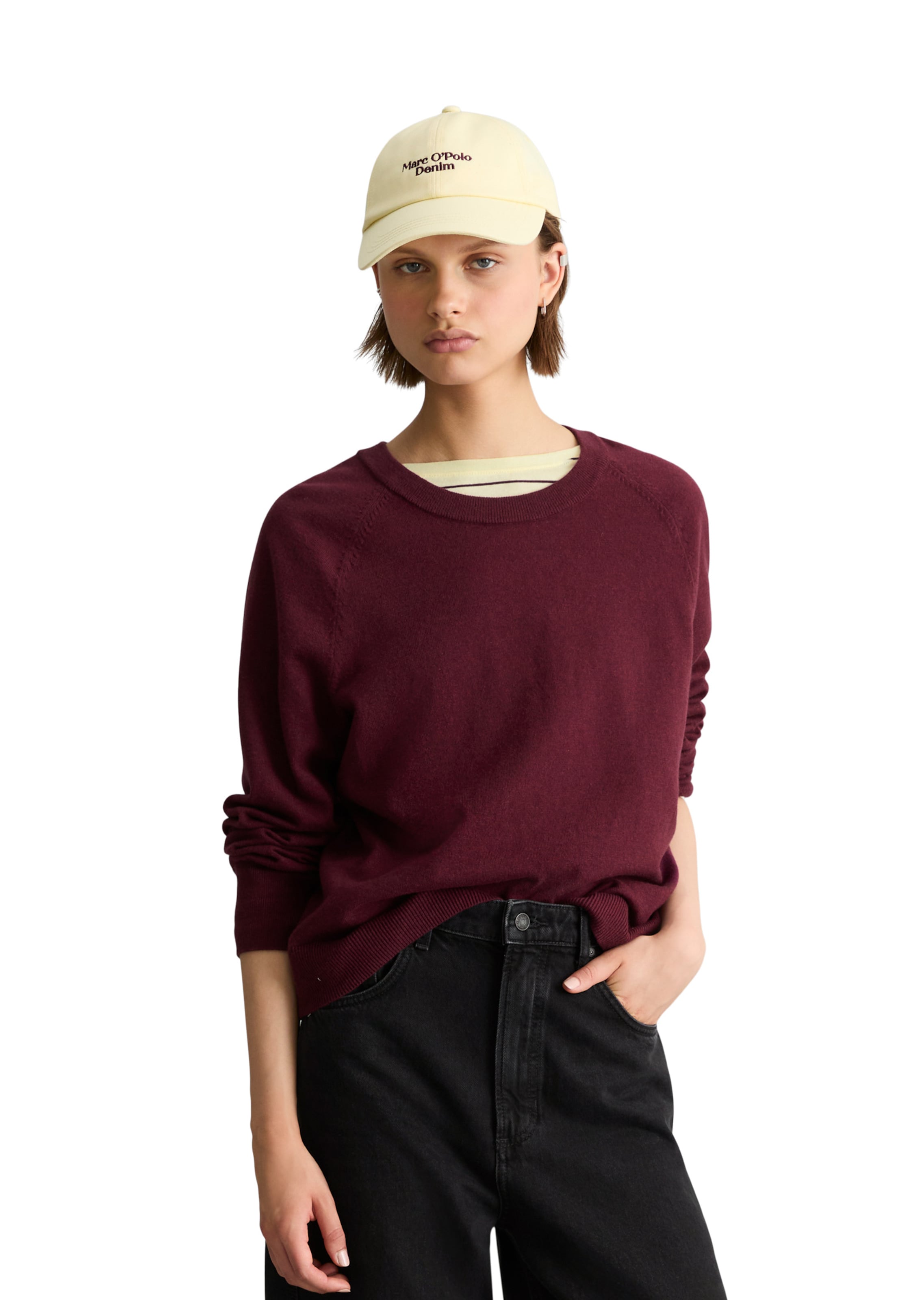 Marc O'Polo DENIM Sweater in Red: front