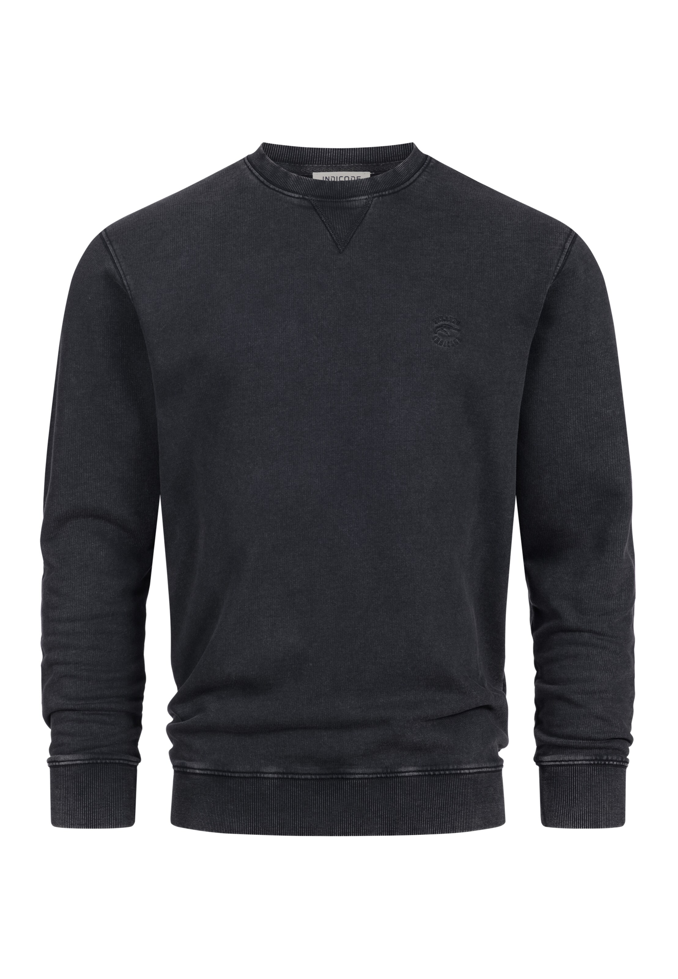 INDICODE JEANS Sports sweatshirt 'INElimah' in Grey: front