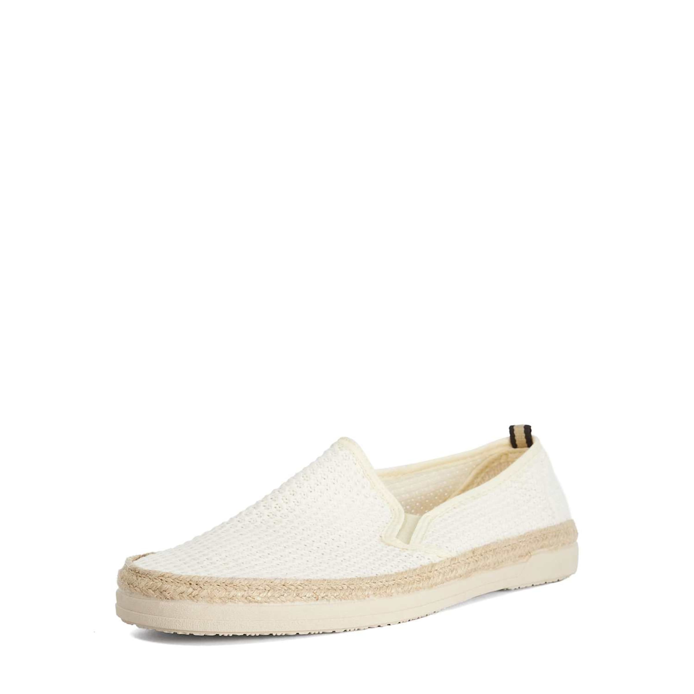 Dune LONDON Espadrilles 'Fisherr' in Weiß: Vorderseite