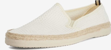 Espadrilles 'Fisherr' Dune LONDON en blanc : devant