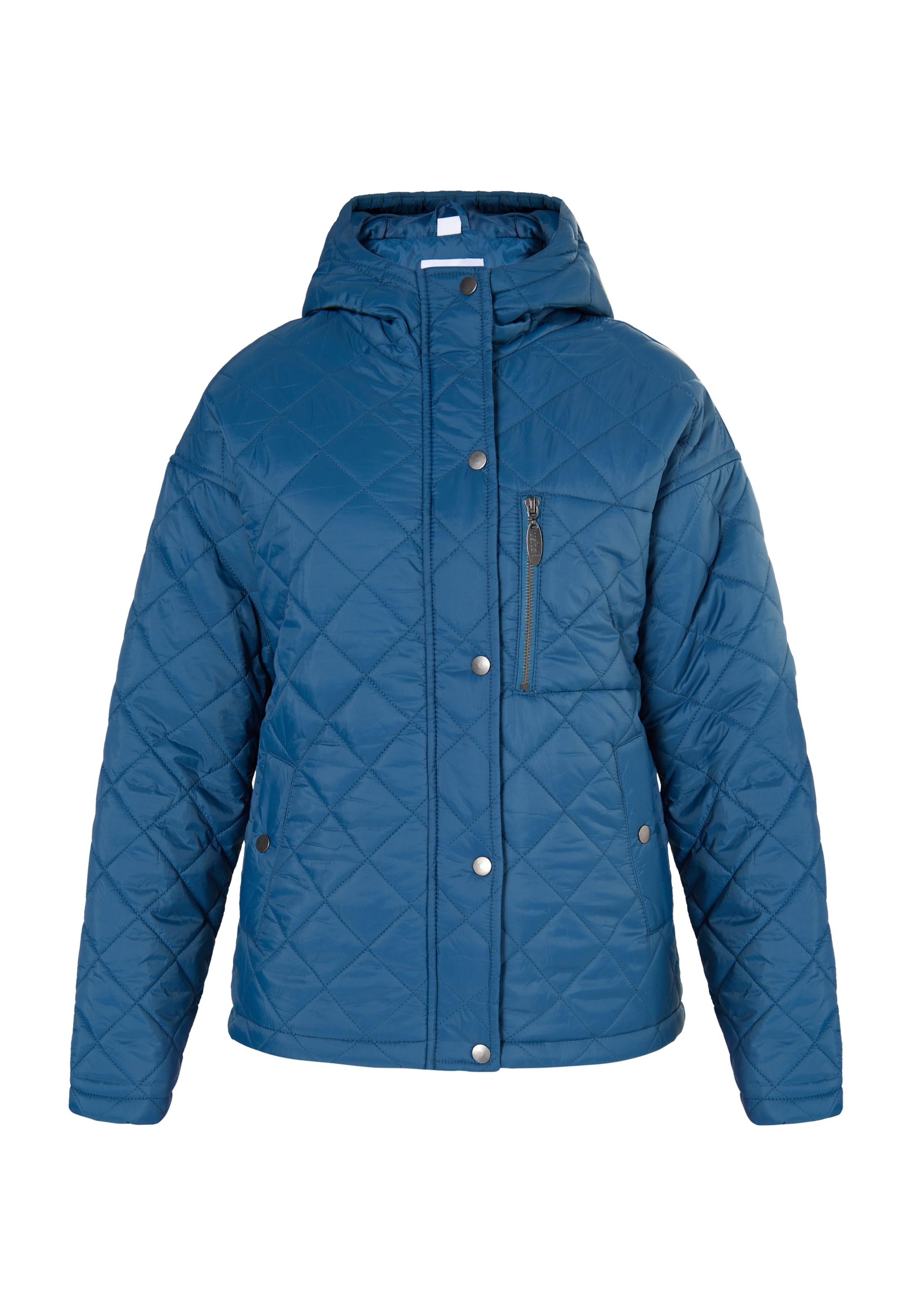 Usha - Casaco meia-estação em azul: frente