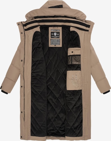 NAVAHOO Winter coat 'Kuschelmausi' in Brown
