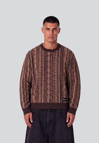 Colucci Sweter w kolorze brązowy: przód