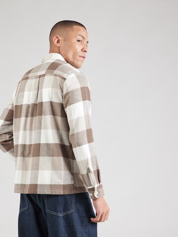 JACK & JONES Comfort fit Overhemd 'JPRRaymond' in Bruin