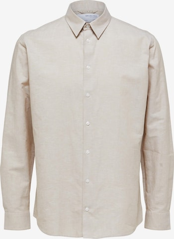 SELECTED HOMME Business shirt in Grey: front